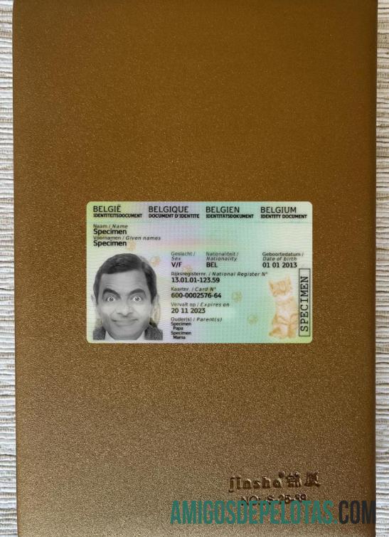 Belgium Kids ID 2020 Present olhar de foto frente amostra